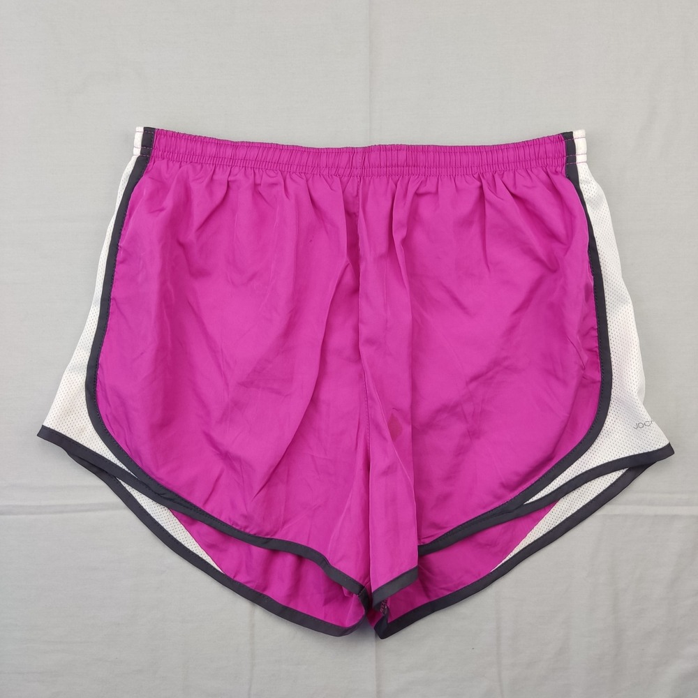 Jockey Running Shorts Womens L Pink Mesh Trim Dolphin Hem Athletic‎ RN 50369
